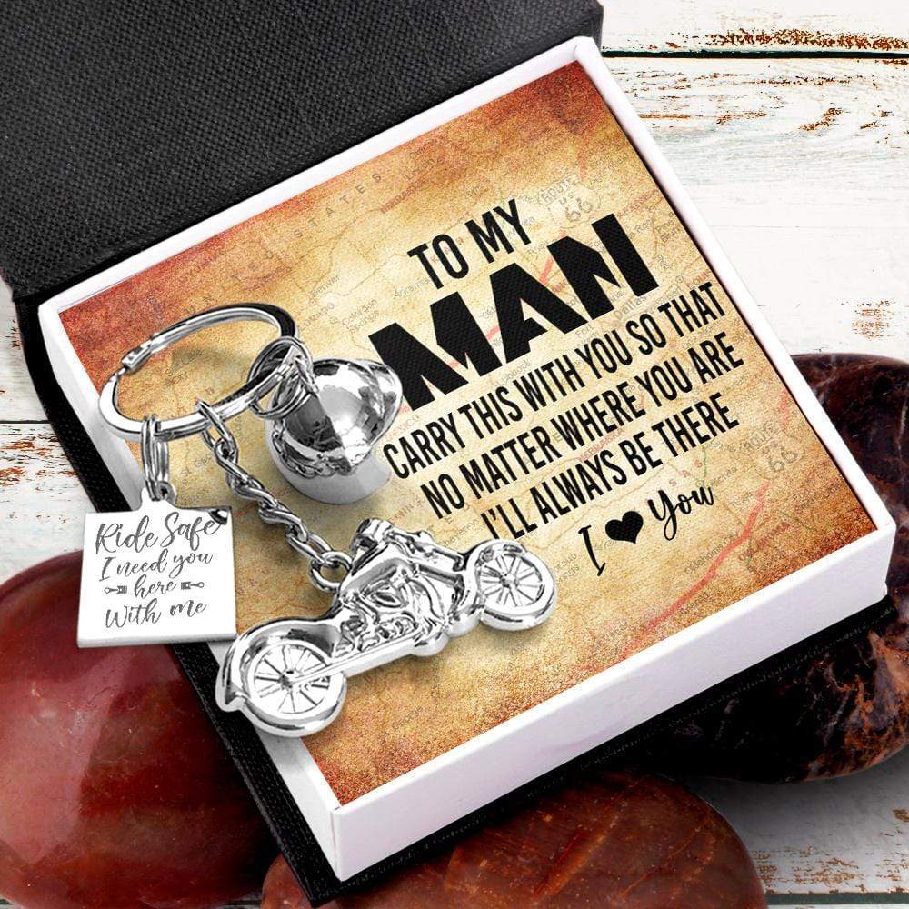 Classic Bike Keychain - To My Man - I Love You - Gkt26014