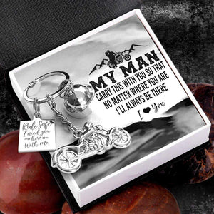 Classic Bike Keychain - To My Man - I Love You - Gkt26015