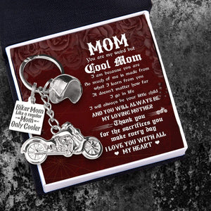 Classic Bike Keychain - To My Mom - I Love You With All My Heart - Gkt19001