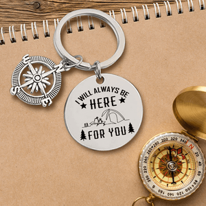 Compass Keychain - Camping - To My Son - I Love You - Gkw16015