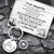 Compass Keychain - Family - To My Daughter - I Pray You'll Always Be Safe - Gkw17002