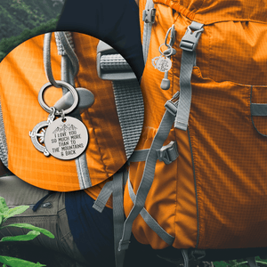 Compass Keychain - Hiking - To My Man - Everyday Is A Thrill With You - Gkw26028