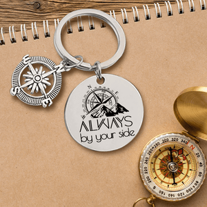 Compass Keychain - Hiking - To My Son - I Wish You Adventure On Your Journey  - Gkw16013
