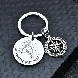 Compass Keychain - Travel - To My Future Wife - I Love You For - Gkw25011