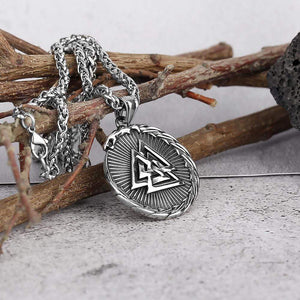 Compass Nordic Necklace - Viking - To My Viking Man - I Love You To Valhalla And Back - Gnfv26004