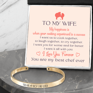 Cooking Bracelet - Cooking - To My Chef Wife - I Love You Forever - Gbzf15005