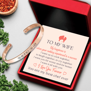 Cooking Bracelet - Cooking - To My Chef Wife - I Love You Forever - Gbzf15005