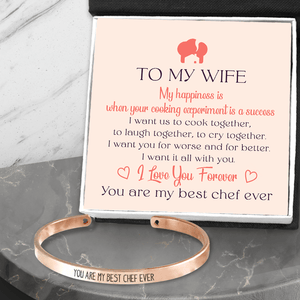 Cooking Bracelet - Cooking - To My Chef Wife - I Love You Forever - Gbzf15005