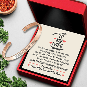 Cooking Bracelet - Cooking - To My Wife - I Love You - Gbzf15006