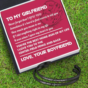 Couple Bracelets - Baseball - To My Girlfriend - Her Best Catch - Gbt13025