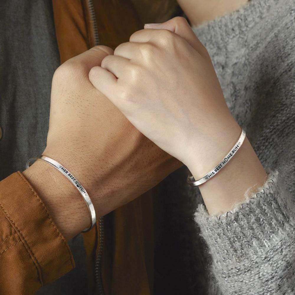 Custom Engraved Puzzle Matching Bracelets for Couples – Loforay