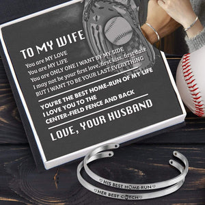 Couple Bracelets - Baseball - To My Wife - You Are My Love - Gbt15021
