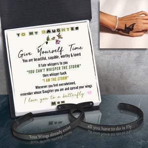 Couple Bracelets - Butterfly - From Mom - To My Daughter - I Love You To A Butterfly - Gbt17006