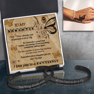 Couple Bracelets - Butterfly - To My Daughter - I Love You To A Butterfly - Gbt17004