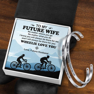 Couple Bracelets - Cycling - To My Future Wife - I Know You Will Always Be There For Me - Gbt25012