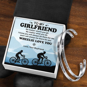 Couple Bracelets - Cycling - To My Girlfriend - I Know You Will Always Be There For Me - Gbt13014