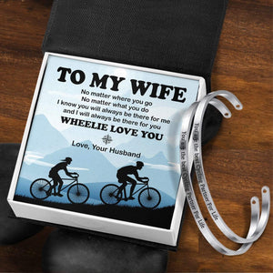 Couple Bracelets - Cycling - To My Wife - I Know You Will Always Be There For Me - Gbt15013