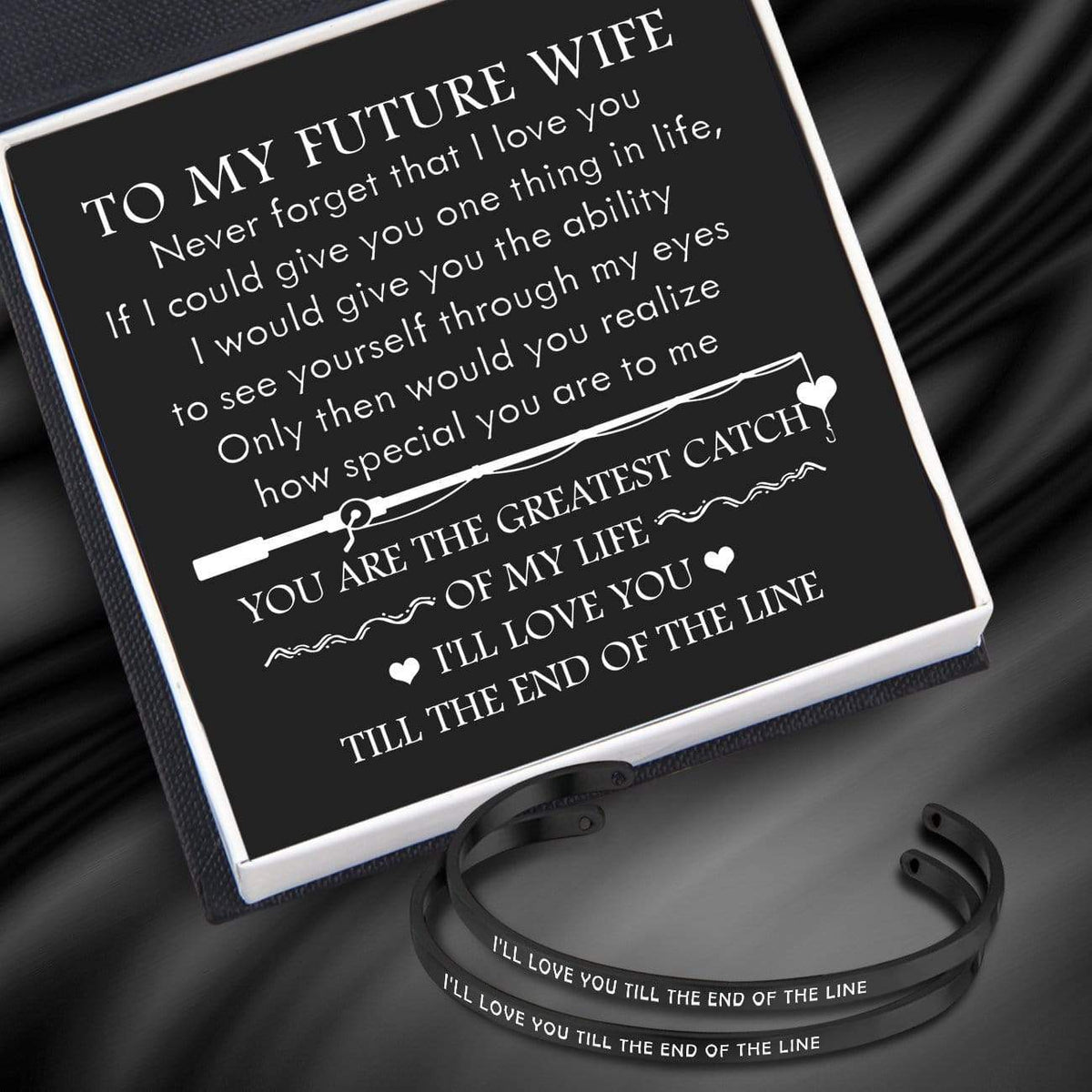 Couple Bracelets - Fishing Lovers - To My Future Wife - You Are The Greatest Catch Of My Life - Gbt25008