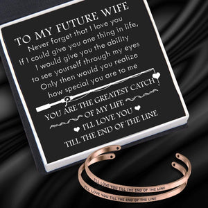 Couple Bracelets - Fishing Lovers - To My Future Wife - You Are The Greatest Catch Of My Life - Gbt25008