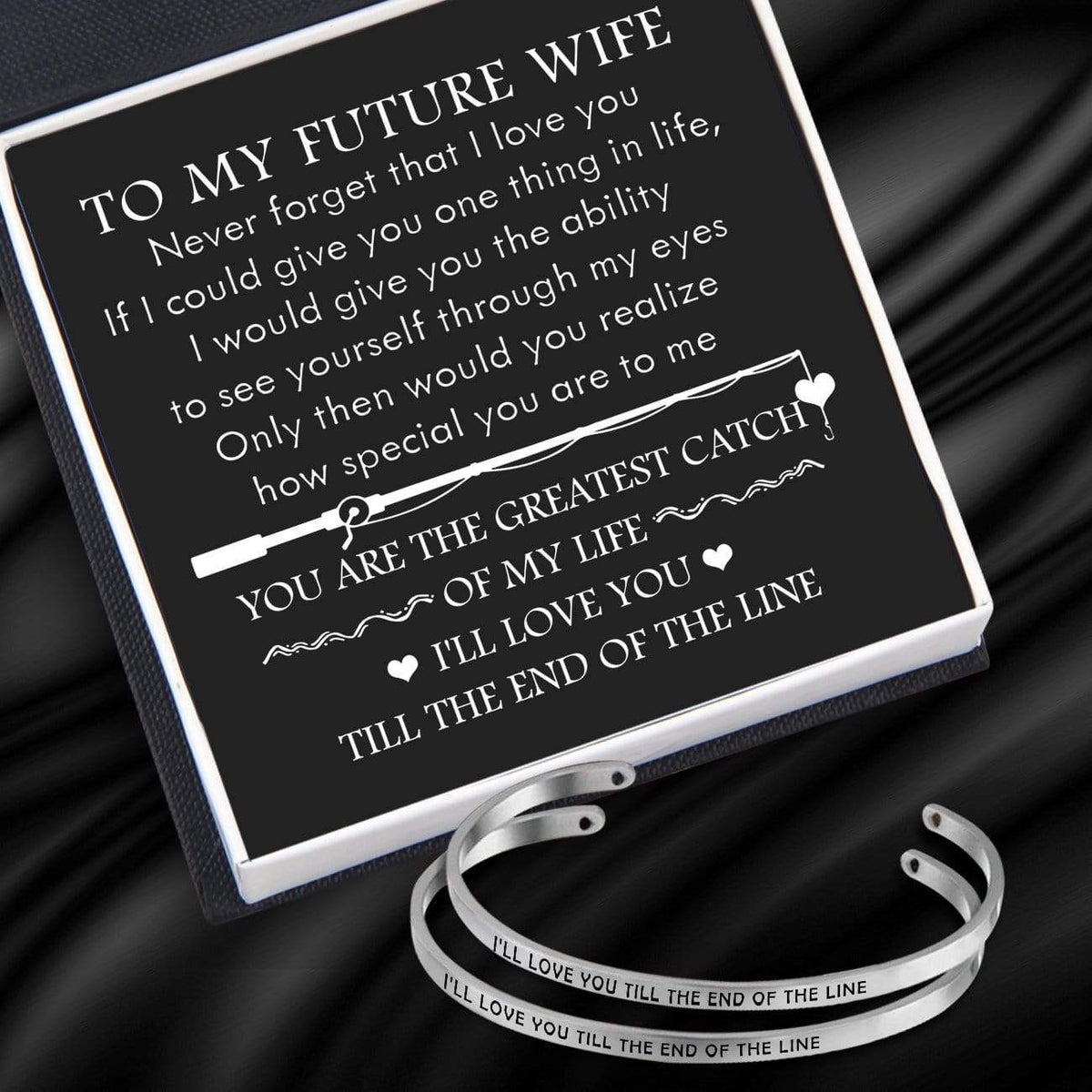 Couple Bracelets - Fishing Lovers - To My Future Wife - You Are The Greatest Catch Of My Life - Gbt25008