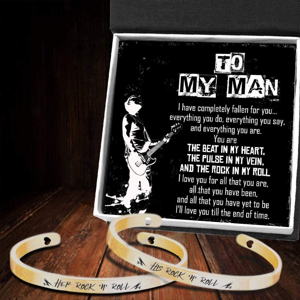 Couple Bracelets - Guitar - To My Man - You Are The Pulse In My Vein - Gbt26035