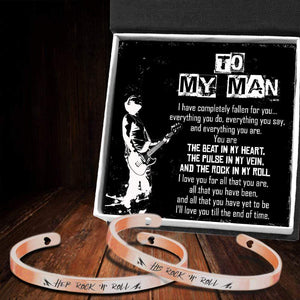 Couple Bracelets - Guitar - To My Man - You Are The Pulse In My Vein - Gbt26035