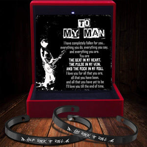 Couple Bracelets - Guitar - To My Man - You Are The Pulse In My Vein - Gbt26035