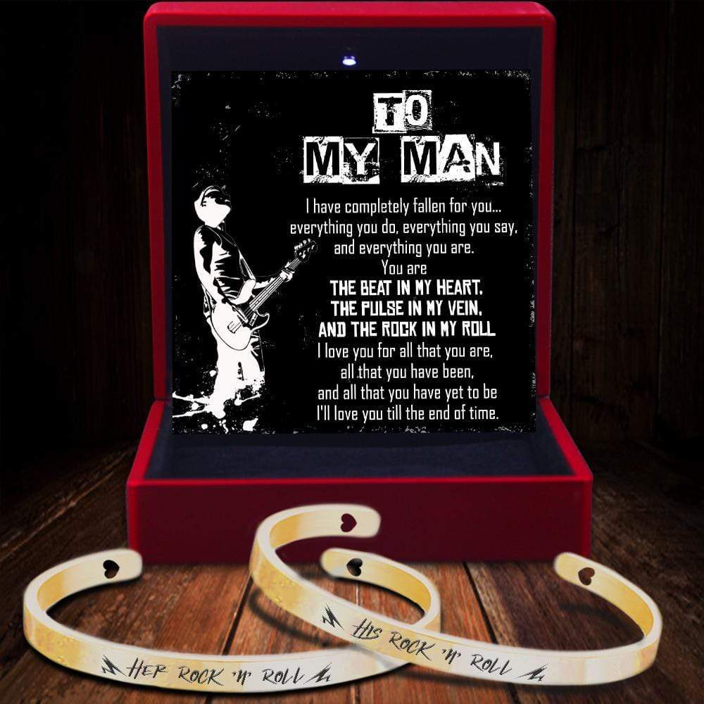 Couple Bracelets - Guitar - To My Man - You Are The Pulse In My Vein - Gbt26035