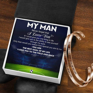 Couple Bracelets - Soccer Lovers - To My Man - If I Could Give  You One Thing In My Life - Gbt26016