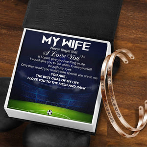 Couple Bracelets - Soccer Lovers - To My Wife - If I Could Give  You One Thing In My Life - Gbt15011