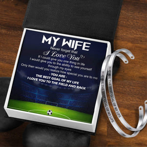 Couple Bracelets - Soccer Lovers - To My Wife - If I Could Give  You One Thing In My Life - Gbt15011