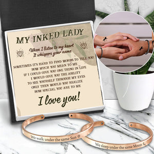 Couple Bracelets - Tattoo - To My Inked Lady - How Special You Are To Me - Gbt13036