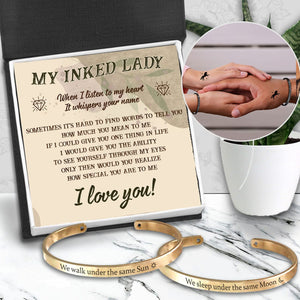 Couple Bracelets - Tattoo - To My Inked Lady - How Special You Are To Me - Gbt13036