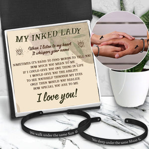 Couple Bracelets - Tattoo - To My Inked Lady - How Special You Are To Me - Gbt13036