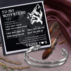 Couple Bracelets - To My Boyfriend - You Are My Native, My Warrior, My Everything - Gbt12003