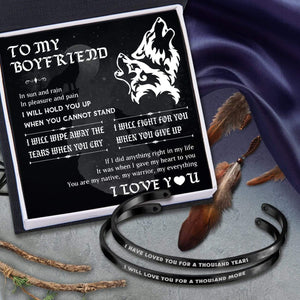 Couple Bracelets - To My Boyfriend - You Are My Native, My Warrior, My Everything - Gbt12003