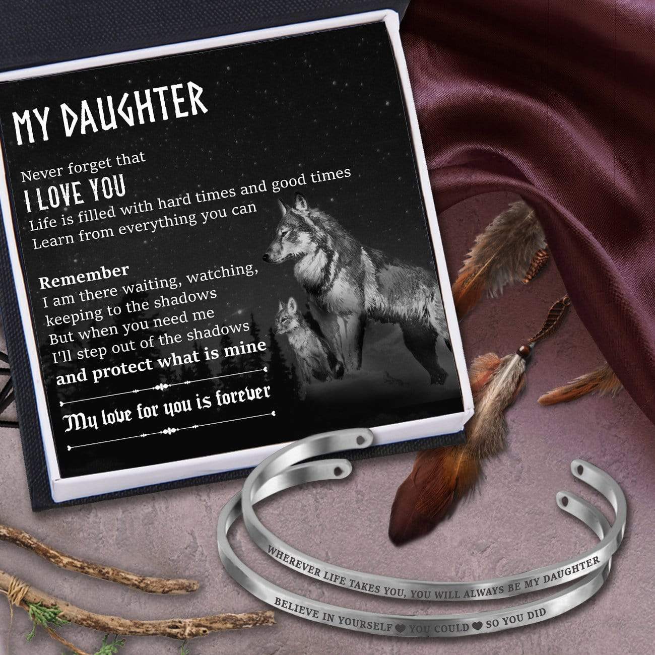 Couple Bracelets  - To My Daughter - My Love For You Is Forever - Gbt17001