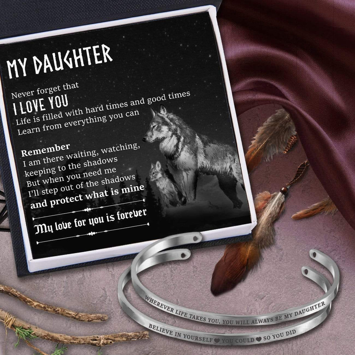 Couple Bracelets  - To My Daughter - My Love For You Is Forever - Gbt17001