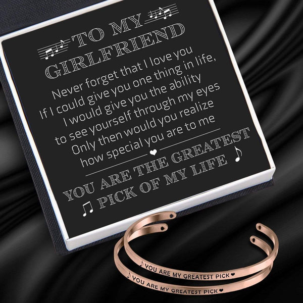 Couple Bracelets - to My Girlfriend - Loved You Then, Love You Still - Gbt13017 Rose Gold