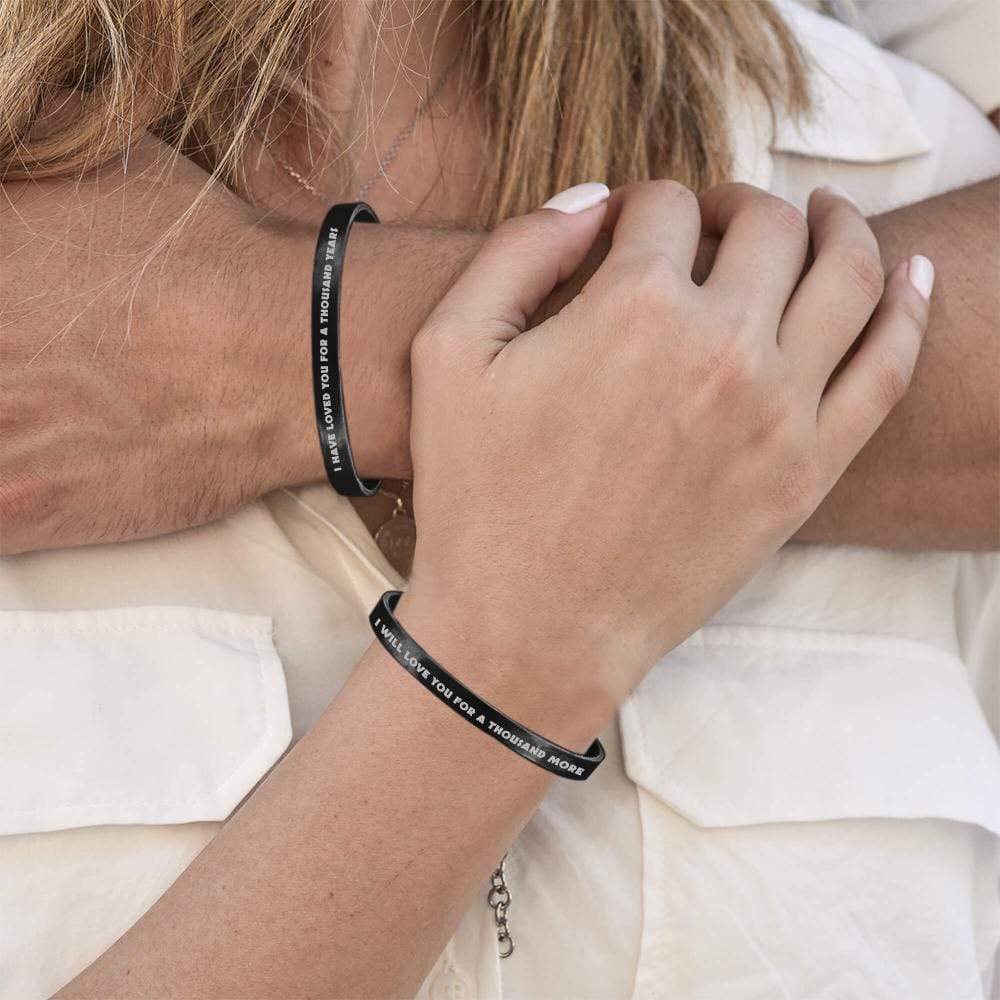 Magnetic Couples bracelets, Long Distance Couples Bracelet | Panthera Lux