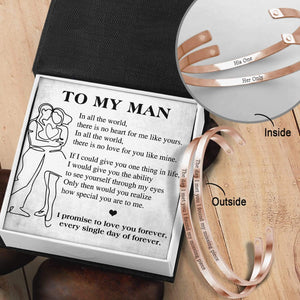 Couple Bracelets - To My Man - Every Single Day Of Forever - Gbt26021
