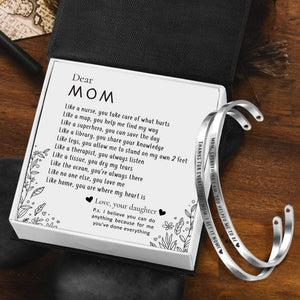 Couple Bracelets - To My Mom - Like Home, You Are Where My Heart Is - Gbt19001