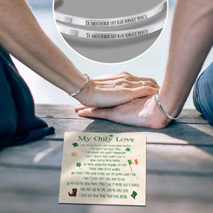 Couple Bracelets - To My Only Love - Tá Mo Chroí Istigh Ionat - Gbt13022