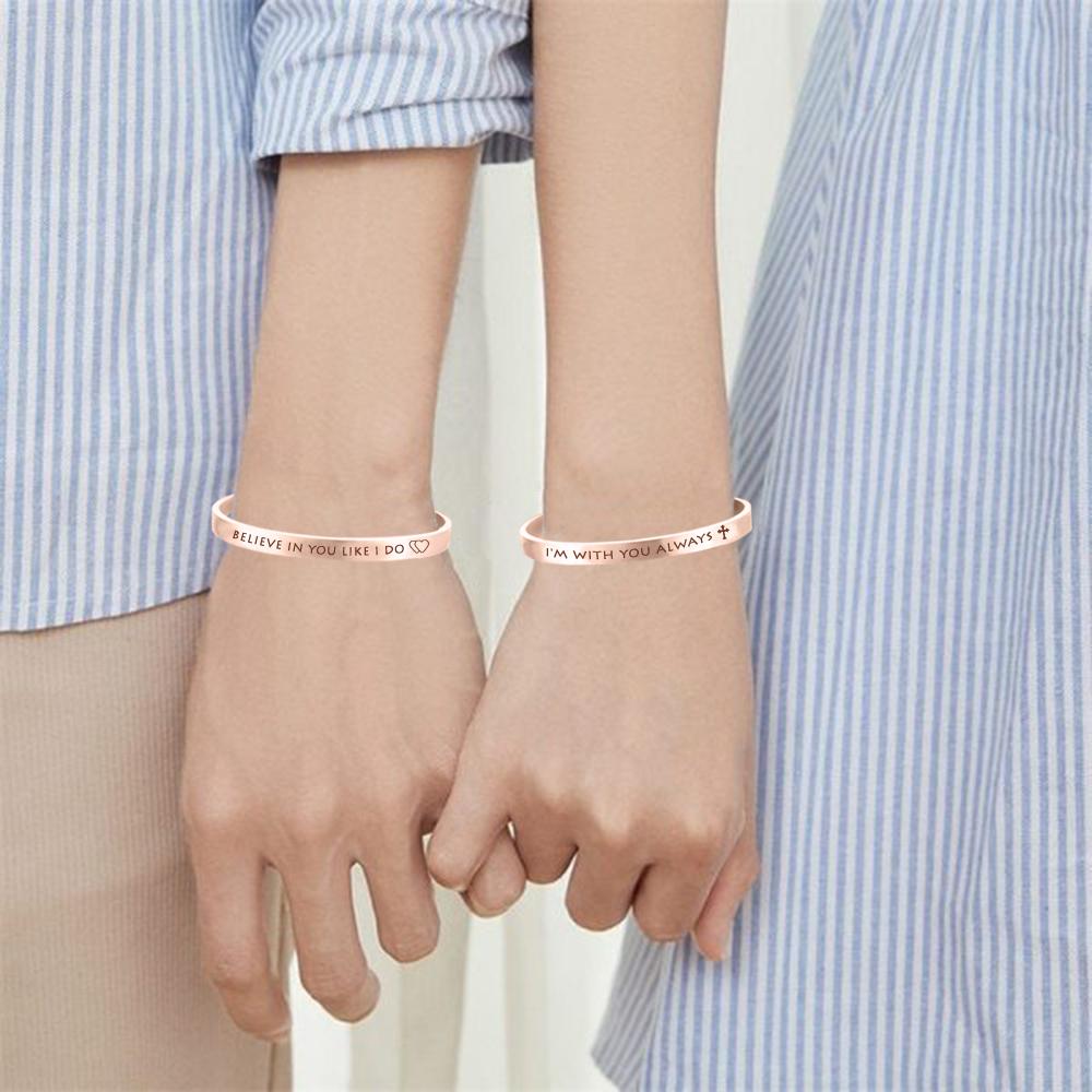 DISSOLVE Two-color Stacked Chain 5mm Cuban Chain Couple Bracelet Customized  Gift - Shop DISSOLVE Bracelets - Pinkoi