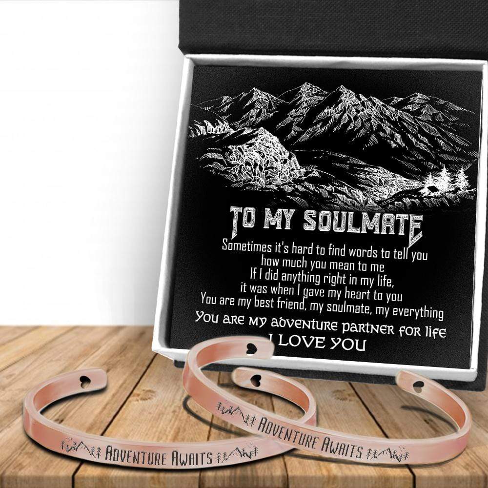 Couple Bracelets - Travel - To My Soulmate - You Are My Adventure Partner For Life - Gbt13030