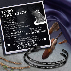 Couple Bracelets - Wolf Lovers - To My Girlfriend - You Are The Love Of My Life - Gbt13011