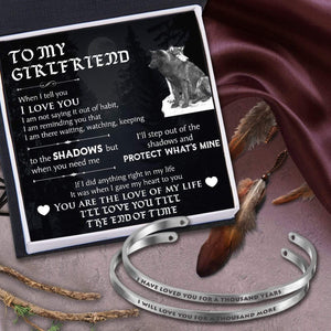 Couple Bracelets - Wolf Lovers - To My Girlfriend - You Are The Love Of My Life - Gbt13011