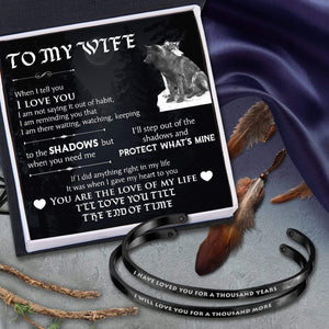 Couple Bracelets - Wolf Lovers - To My Wife - You Are The Love Of My Life - Gbt15010