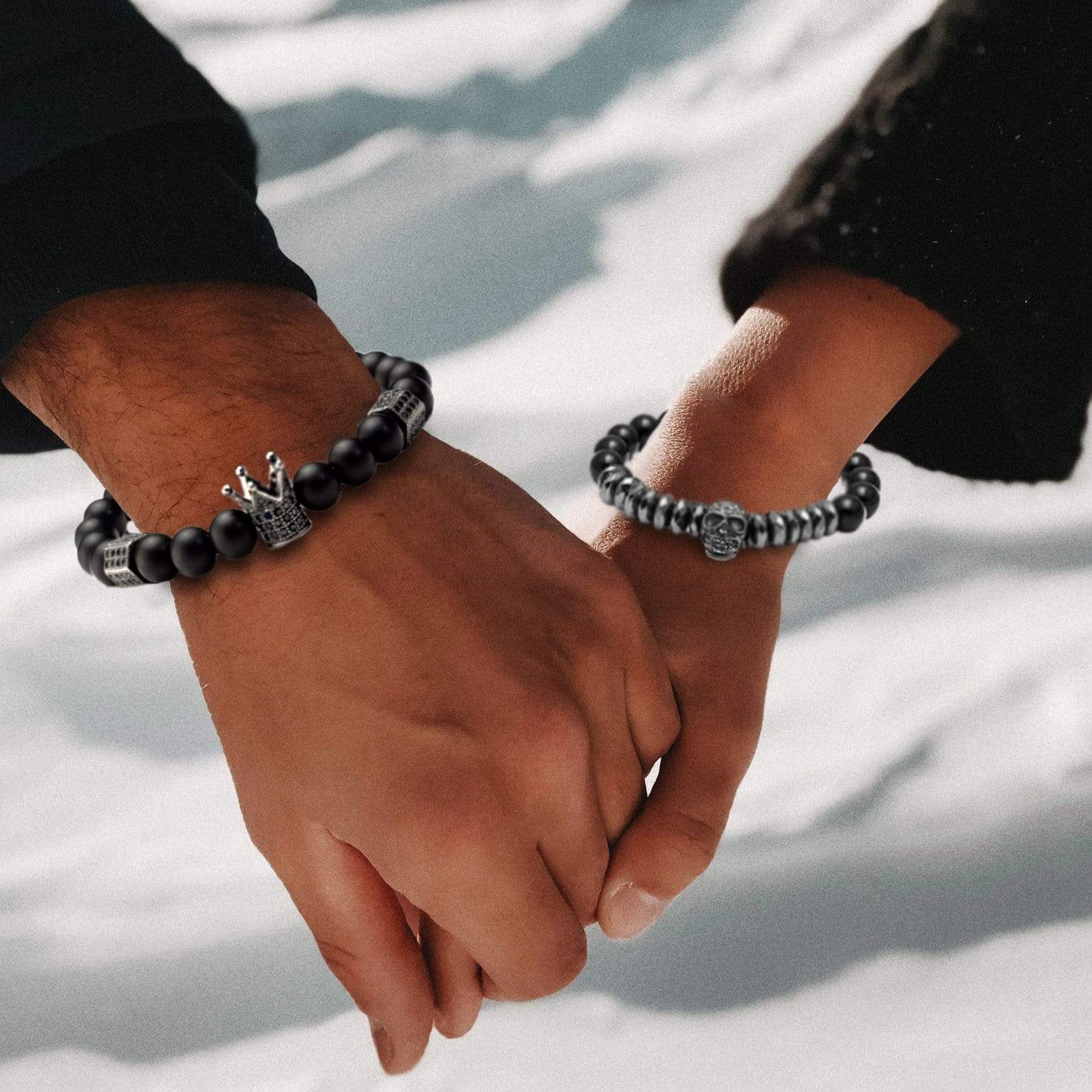 Couple Crown and Skull Bracelets - To My Man - You Are My Soulmate - Gbu26001