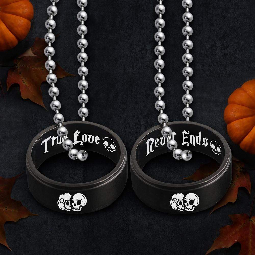 Couple Pendant Necklaces - To My Boyfriend - I Will Love You Forever & Always - Gnw12018